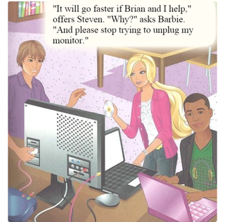 Illustration for article titled Las mejores reacciones de Internet a la Barbie programadora